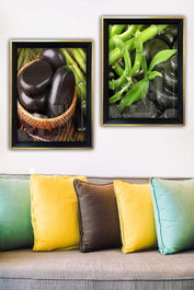Wallity Cuadros Decorativos Enmarcados Multicolor (2 Piezas de 35 x 45 cm)